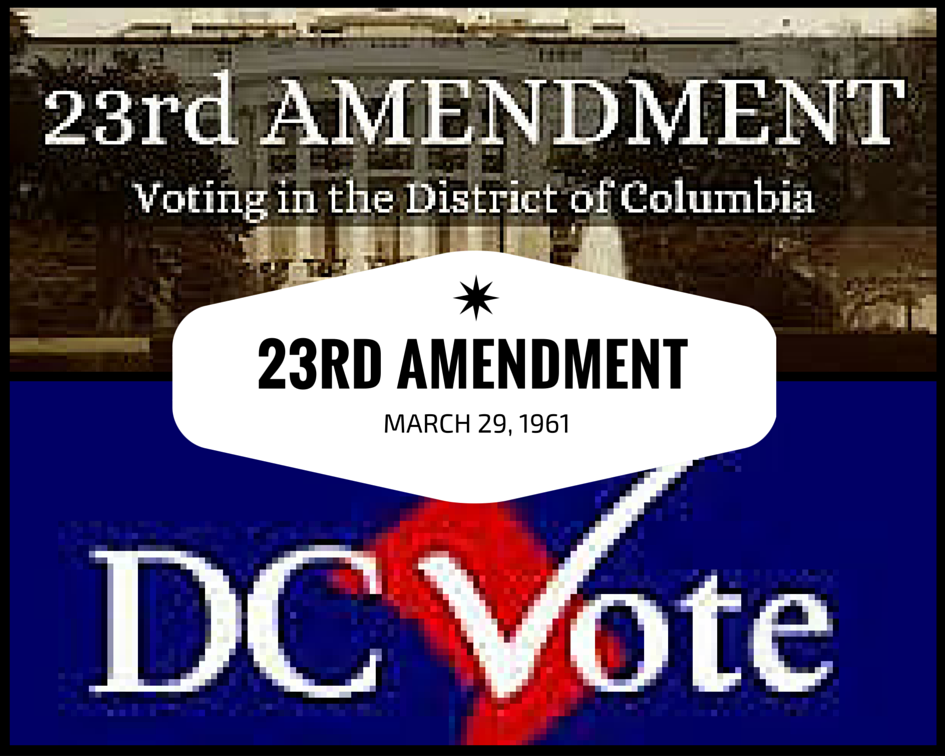 23rd amendment When the constitution was ratified in its original form in 1788, new york city was the nation’s capital but the so-called “district clause” in article i, section 8 of the constitution made provision for a purpose-built new capital, which was to be under the exclusive authority of congress. 23rd amendment When the constitution was ratified in its original form in 1788, new york city was the nation’s capital but the so-called “district clause” in article i, section 8 of the constitution made provision for a purpose-built new capital, which was to be under the exclusive authority of congress.