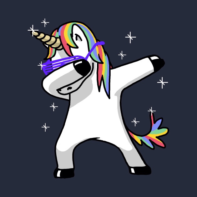 unicorn is dabing