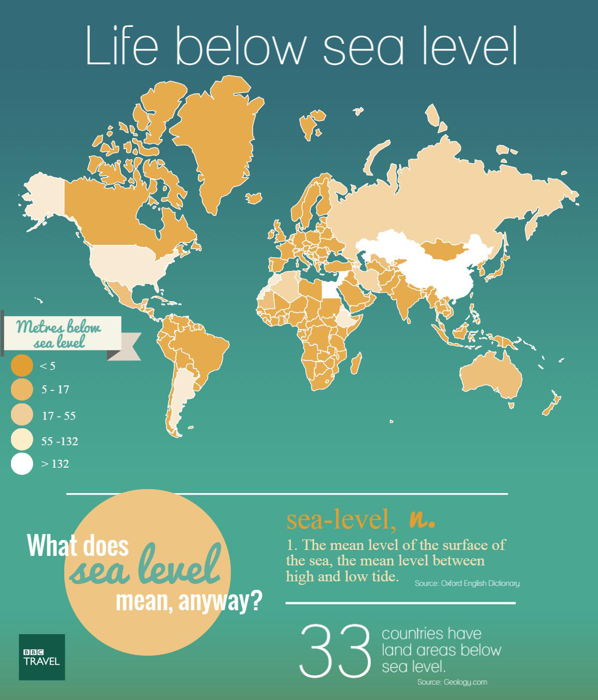 Below Sea Level Map Life Below Sea Level